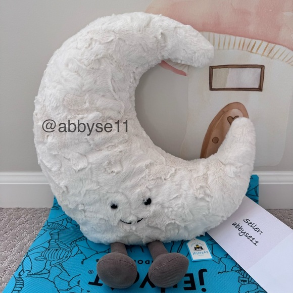 Jellycat Other - Jellycat Huge Amuseables Moon Plush Toy NWT 100% Authentic With Dust Bag A1MOON